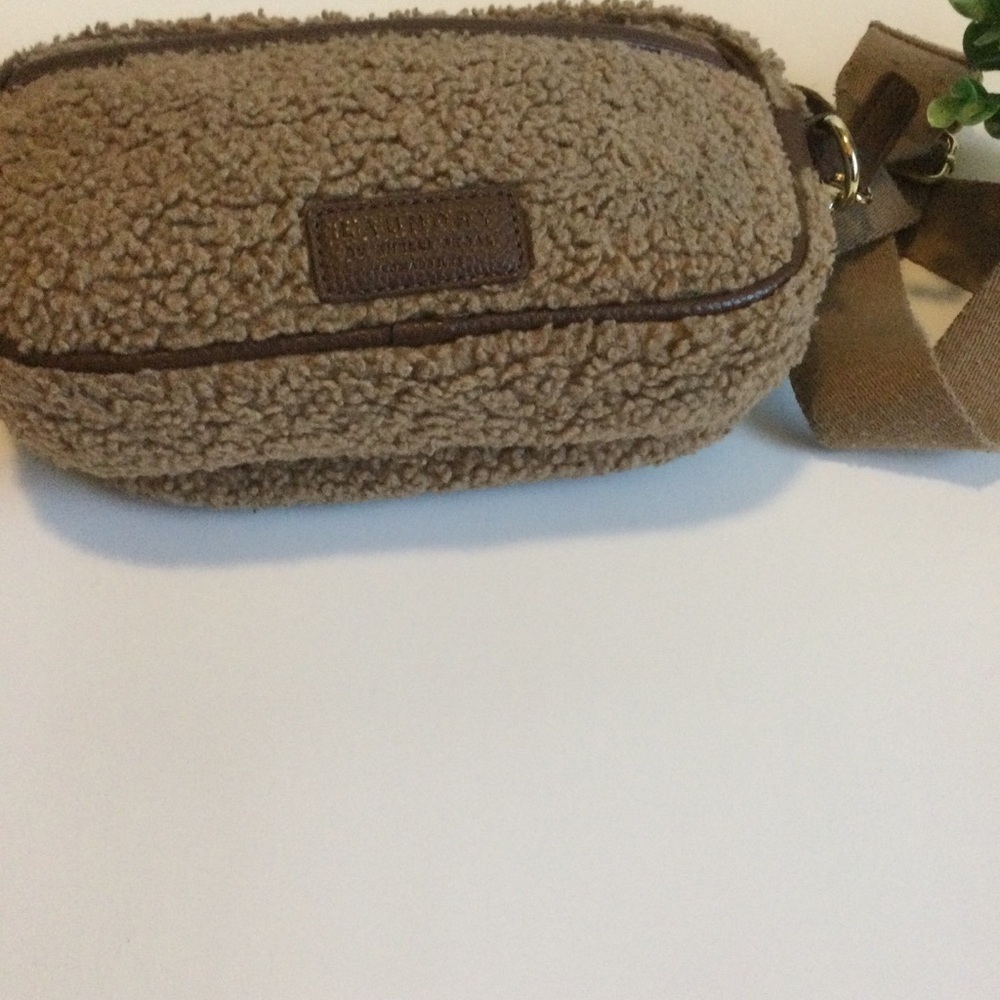 Laundry by Shelli Segal Los Angeles Brown Fur Chic Crossbody Handbag - Picture 3 of 9